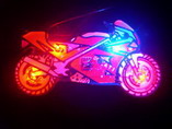 Flashing Motorcycle