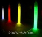 Safety Glow Sticks With Stands