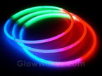 Tri-Color Red Green Blue Glow Necklaces