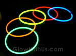 22" Assorted Color Glow Necklaces