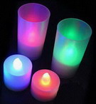 LED Shrouded Candles
