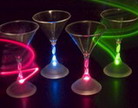 Light Up Martini Glasses