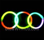 8 Inch Tri-Color Glow Bracelets