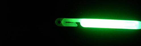 Fishing Glow Sticks Clip Head Closeup - 4 & 6 Inch