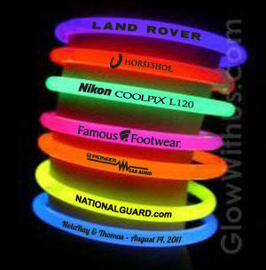 Imprinted Glow Bracelets