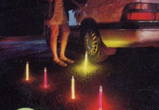 Glow sticks for roadside emergency