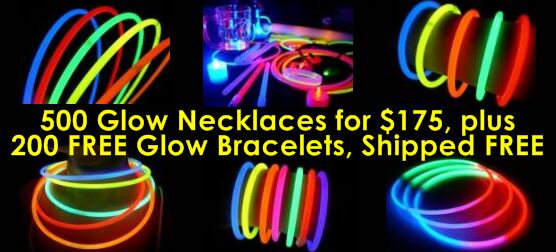 Bulk Glow Sticks, Wholesale Glow Necklaces