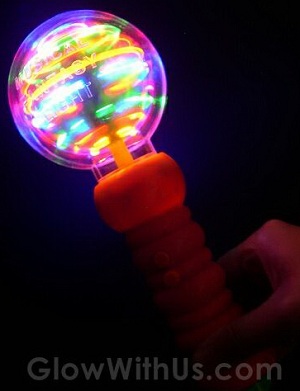 Light up spinning ball discount