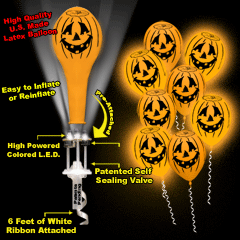 Assorted Color Light Up Balloons