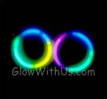 Tri-Color Glow Hoop Earrings