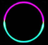 22 Inch Dual-Color Glow Necklaces